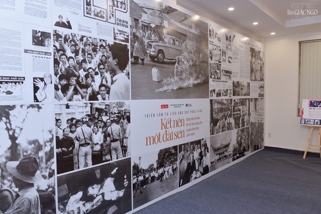 60 hình ảnh liên quan đến cuộc vận động của Phật giáo năm 1963 được trưng bày
