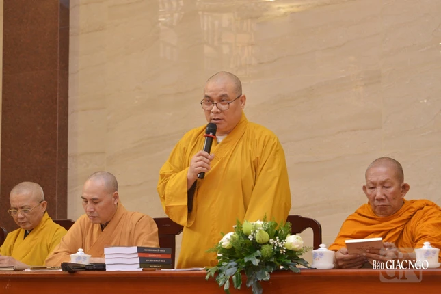 Thượng tọa Thích Thanh Vân nêu một số kiến nghị liên quan đến nội dung nghi lễ miền Bắc