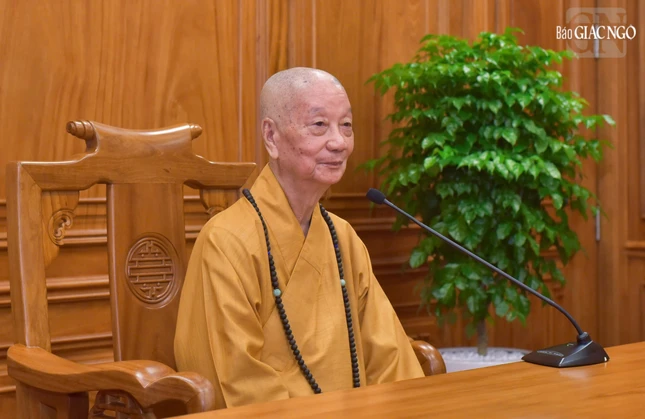 Đức Pháp chủ GHPGVN chia sẻ trong tinh thần đạo vị và thân tình Đức Pháp chủ GHPGVN chia sẻ trong tinh thần đạo vị và thân tình