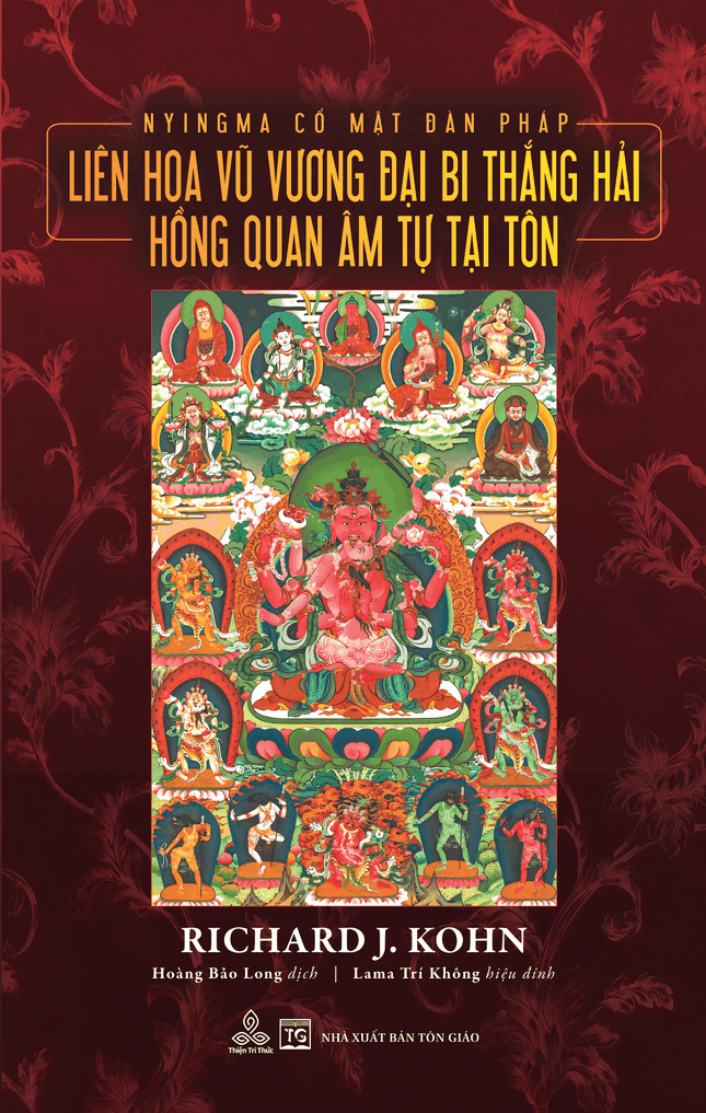Bìa sách Nyingma Cổ Mật Đàn pháp - Liên Hoa Vũ Vương Đại Bi Thắng Hải Hồng Quan Âm Tự Tại Tôn