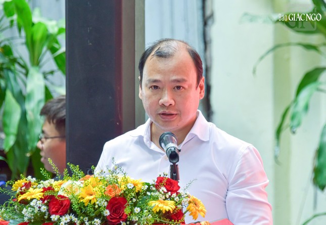 Thứ trưởng Bộ Văn hóa - Thể thao và Du lịch Lê Hải Bình nhấn mạnh việc thiết lập Trung tâm báo chí nhằm phục vụ một cách tốt nhất cho các hoạt động tác nghiệp tại Lễ kỷ niệm