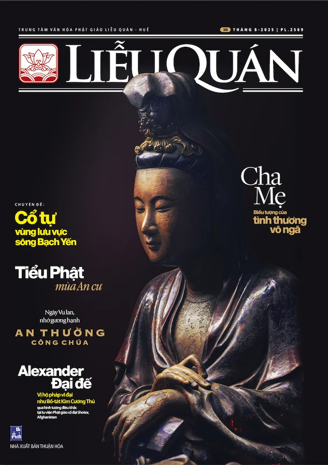 Bìa ấn phẩm Liễu Quán số 36, phát hành mùa Vu lan Phật lịch 2569