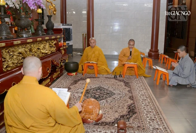 Thời khóa trì tụng kinh Địa Tạng vào 18 giờ, bắt đầu từ ngày 15 đến ngày 29-7-Ất Tỵ (6-9 đến 20-9-2025), tại chánh điện chùa Phổ Quang