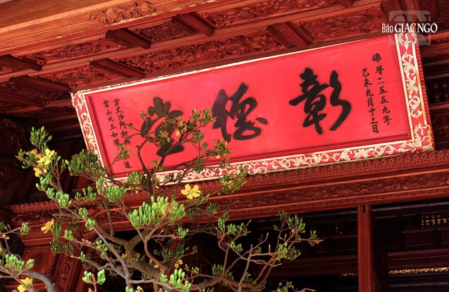 Mỗi khu vực trong chùa mang một công năng riêng, được bố trí hợp lý, hài hòa theo trục đăng đối