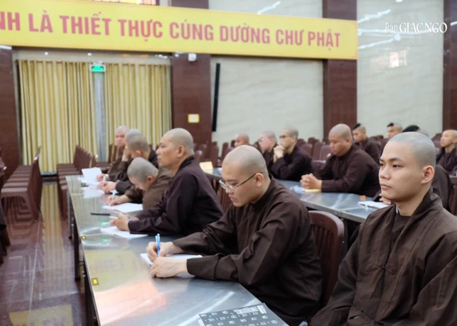 Lớp “Quy củ thiền môn” được tổ chức nhằm chuẩn bị đầy đủ, hoàn thiện về nhiều phương diện cho các giới tử chuẩn bị thọ nhận giới pháp xuất gia