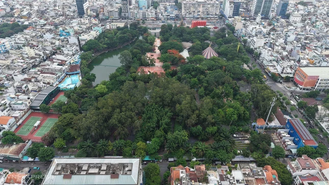 Công viên Lê Thị Riêng ngày nay Công viên Lê Thị Riêng ngày nay