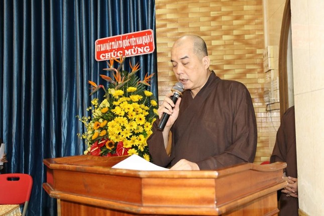Thượng tọa Thích Truyền Cường phát biểu khai mạc Thượng tọa Thích Truyền Cường phát biểu khai mạc