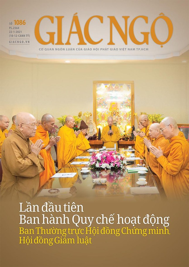 Bìa Giác Ngộ số 1086, ra ngày 22-1-2021