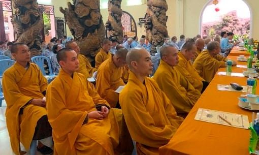 Chư tôn đức tham dự lễ tổng kết nội bộ - Ảnh: Minh Phước Chư tôn đức tham dự lễ tổng kết nội bộ - Ảnh: Minh Phước