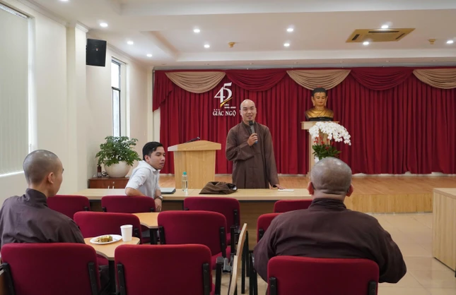 Đại thích Quảng Hậu, Chủ nhiệm Câu lạc bộ cảm ơn đến các cộng tác viên