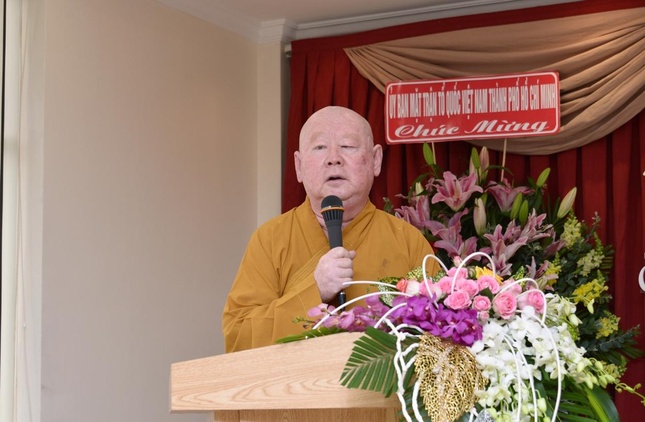 Thượng tọa Thích Duy Trấn cảm tạ