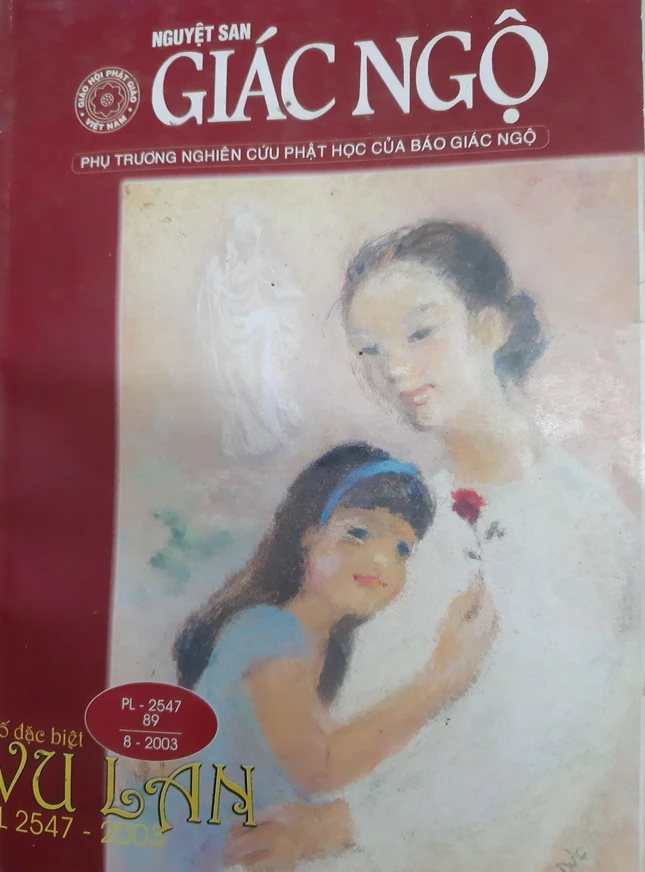 Cuốn Nguyệt san Giác Ngộ được bạn đọc Nguyễn Tiến Đạt lưu giữ như "kỷ vật"