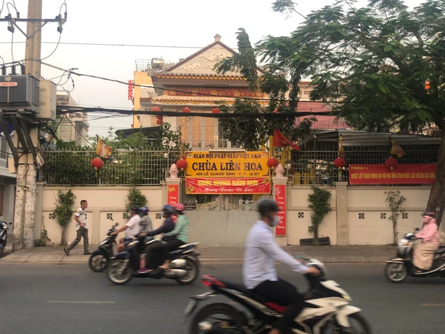 Chùa Liên Hoa vẫn tạm thời đóng cửa - Ảnh: Minh Lộc