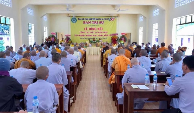 Ban Trị sự thị xã Phú Mỹ đề ra nhiều hoạt động Phật sự năm 2021