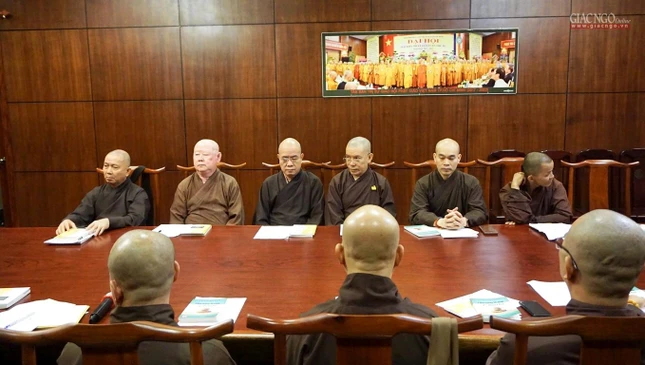 Buổi tổng kết Phật sự năm 2020 đã thảo luận rút kinh nghiệm các hoạt động còn hạn chế