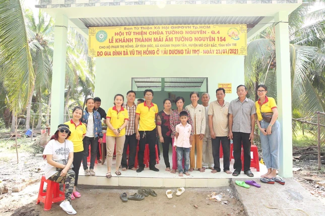 Hội Từ thiện Tường Nguyên đã bàn giao “Mái ấm Tường Nguyên 154" cho gia đình đón Tết