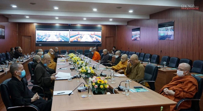 Quang cảnh tại Trung tâm Điều hành phía Nam - thiền viện Quảng Đức, TP.HCM