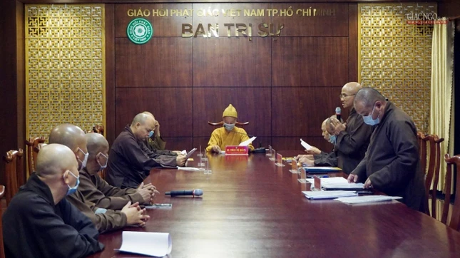 Ban Chỉ đạo họp cùng Thường trực Ban Trị sự quận 4 Ban Chỉ đạo họp cùng Thường trực Ban Trị sự quận 4