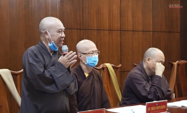 Hòa thượng Thích Nhật Hỷ xin ý kiến về thuyết giảng trong tình hình hiện nay