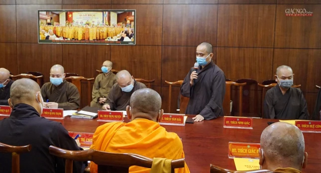 Thượng tọa Thích Tâm Hải xin ý kiến về công tác thông tin - truyền thông Thượng tọa Thích Tâm Hải xin ý kiến về công tác thông tin - truyền thông