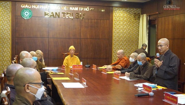 Thường trực Ban Trị sự Phật giáo quận 3 tiếp tục xin ý kiến về nhân sự chuẩn bị đại hội