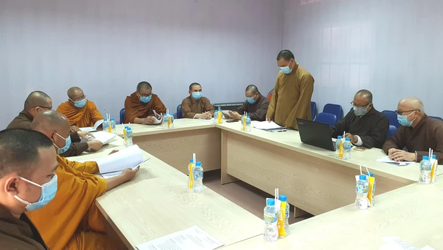 Buổi họp của Ban Trị sự và các ban, Ban Trị sự thị xã Phú Mỹ - Ảnh: Ban TT-TT Phật giáo BR-VT Buổi họp của Ban Trị sự và các ban, Ban Trị sự thị xã Phú Mỹ - Ảnh: Ban TT-TT Phật giáo BR-VT