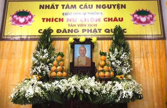 Ni trưởng Thích nữ Chơn Châu - Ảnh: Ban TT-TT Bình Thuận Ni trưởng Thích nữ Chơn Châu - Ảnh: Ban TT-TT Bình Thuận