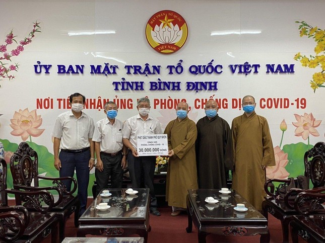 Ban Trị sự Phật giáo TP.Quy Nhơn ủng hộ quỹ phòng chống Covid-19 Ban Trị sự Phật giáo TP.Quy Nhơn ủng hộ quỹ phòng chống Covid-19