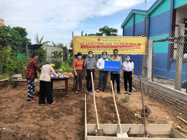 Khởi công xây dựng mái ấm số 7 tại xã Thạnh Hải Khởi công xây dựng mái ấm số 7 tại xã Thạnh Hải