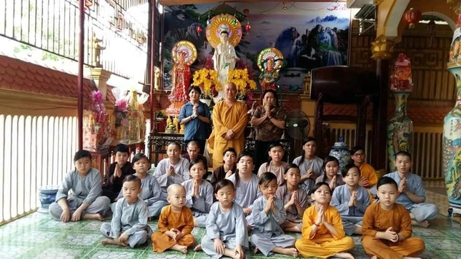 Các cháu được giáo dưỡng tại mái ấm - Ảnh: CTV