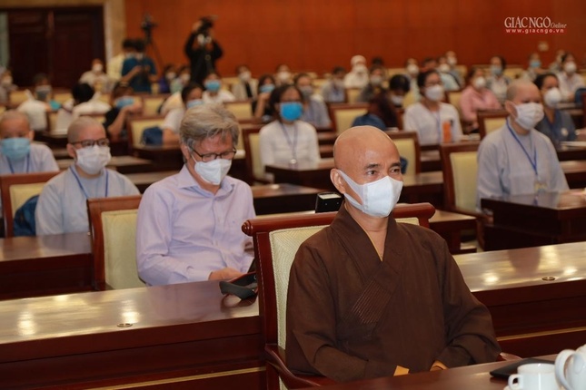 Thượng tọa Thích Thiện Quý đại diện Ban Trị sự GHPGVN TP.HCM