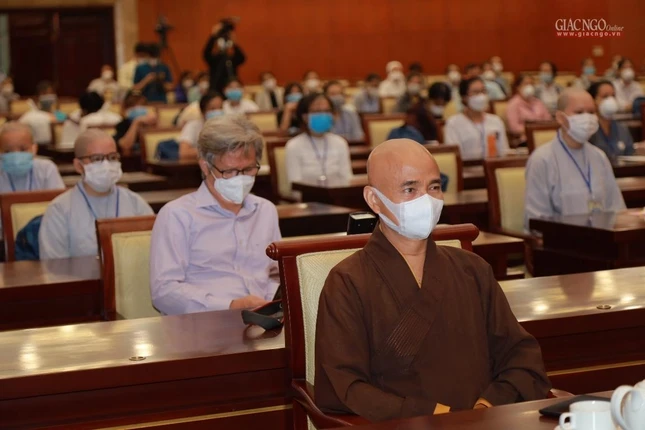 Thượng tọa Thích Thiện Quý đại diện Ban Trị sự GHPGVN TP.HCM