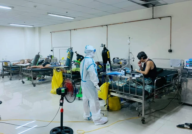 Bệnh nhân ở phòng cấp cứu