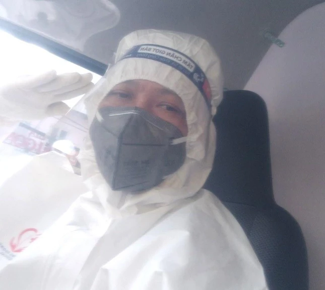 Trương Thanh Tâm lái xe cấp cứu chở F0 là Tăng Ni không may nhiễm bệnh