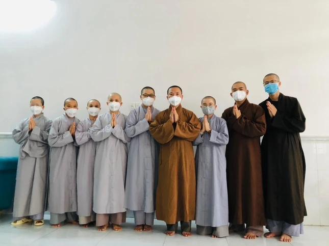 Tình nguyện viên Phật giáo tỉnh Đồng Nai do Đại đức Thích Thiện Mỹ, Trưởng ban Thông tin - Truyền thông Phật giáo tỉnh điều phối