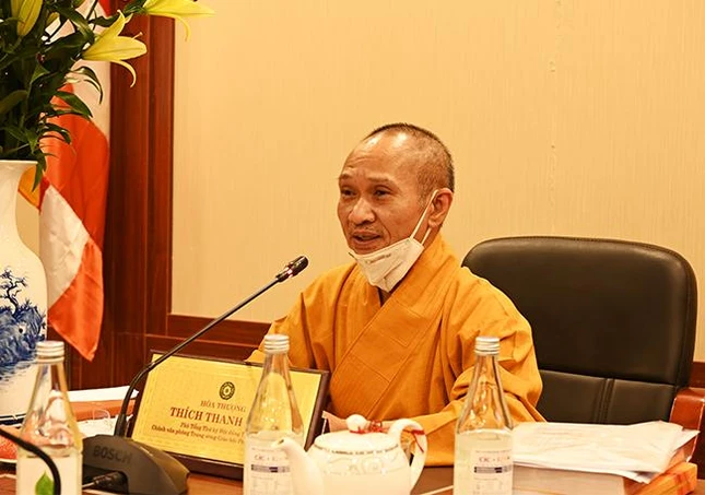 sách “40 năm - Chặng đường lịch sửGHPGVN” do Hòa thượng Thích Thanh Điện làm Chủ biên