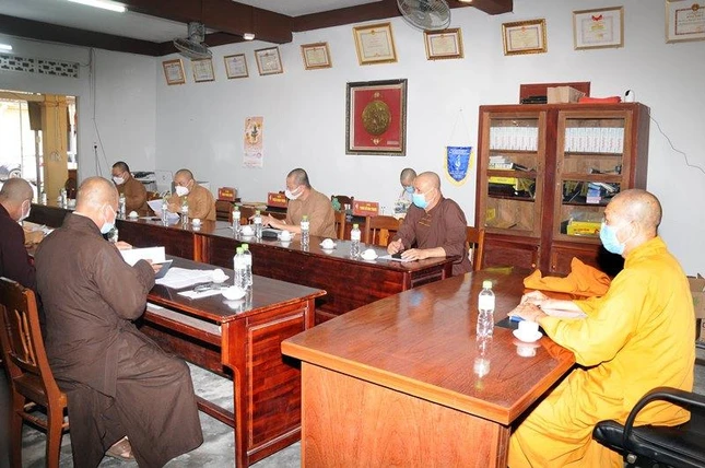 Ban Ban Thường trực ban hành quyết định chuẩn y thành phần nhân sự Ban Trị sự Phật giáo các huyện nhiệm kỳ 2021-2026