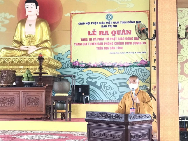 Đại đức Thích Thiện Mỹ cho biết đợt 2 có 64 tình nguyện viên