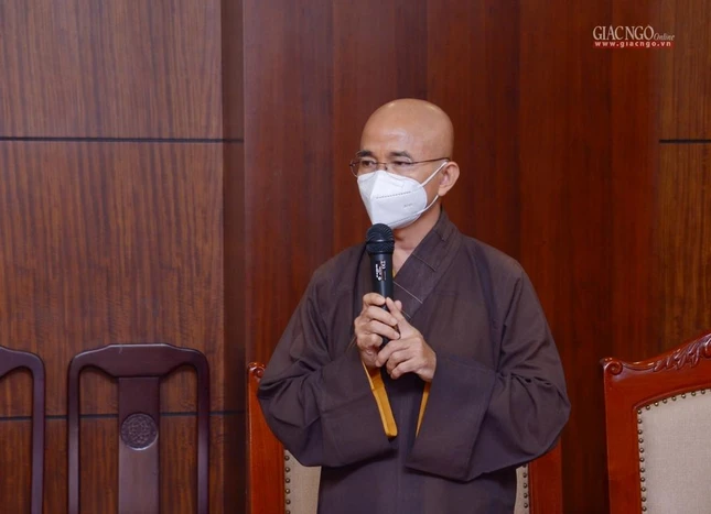 Thượng tọa Thích Thiện Quý cho biết các hoạt động Phật sự sẽ được triển khai phù hợp với diễn biến của dịch bệnh tại TP.HCM