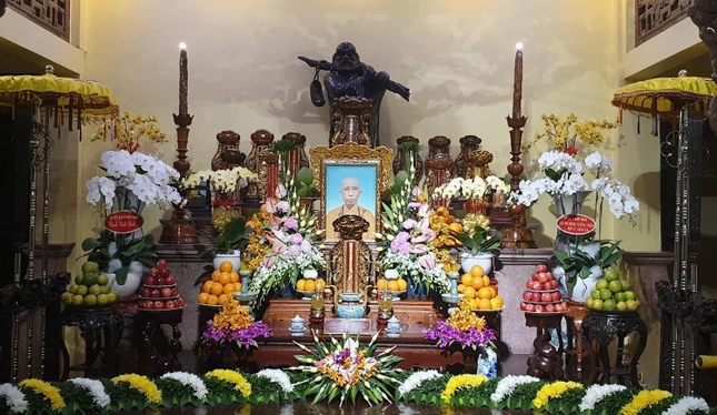 Di ảnh cố Hòa thượng Thích Như Thọ - Ảnh: B.Đ Di ảnh cố Hòa thượng Thích Như Thọ - Ảnh: B.Đ