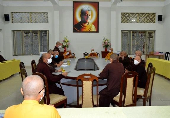 Ban Trị sự Phật giáo Thành phố, Ban Trị sự các quận huyện họp sau thời gian giãn cách xã hội phòng chống Covid-19 Ban Trị sự Phật giáo Thành phố, Ban Trị sự các quận huyện họp sau thời gian giãn cách xã hội phòng chống Covid-19