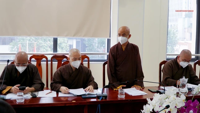 Thượng tọa Thích Thiện Quý góp ý về công tác tổ chức Thượng tọa Thích Thiện Quý góp ý về công tác tổ chức