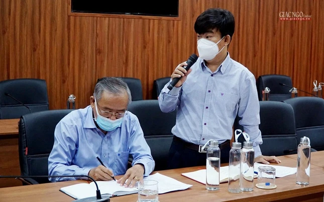 Ông Nguyễn Văn Lượng góp ý một số việc công tác tổ chức