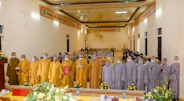 Hội nghị đã suy cử tân Ban Trị sự GHPGVN TP.Nam Định nhiệm kỳ 2021-2026