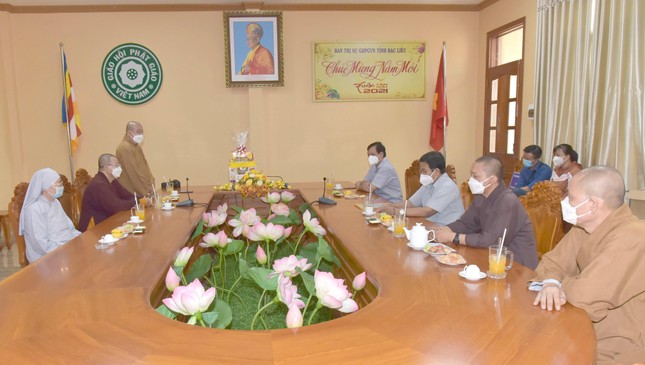 Buổi tiếp thân mật lãnh đạo Ủy ban MTTQVN tỉnh Bạc Liêu tại văn phòng Ban Trị sự Phật giáo tỉnh Buổi tiếp thân mật lãnh đạo Ủy ban MTTQVN tỉnh Bạc Liêu tại văn phòng Ban Trị sự Phật giáo tỉnh