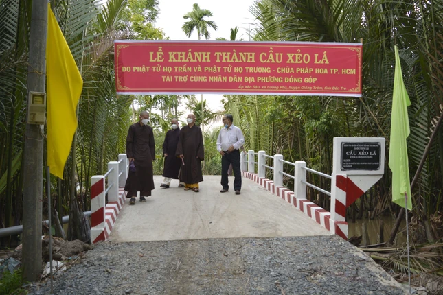 Cây cầu dân sinh Xẻo Lá được khánh thành, đưa vào sử dụng