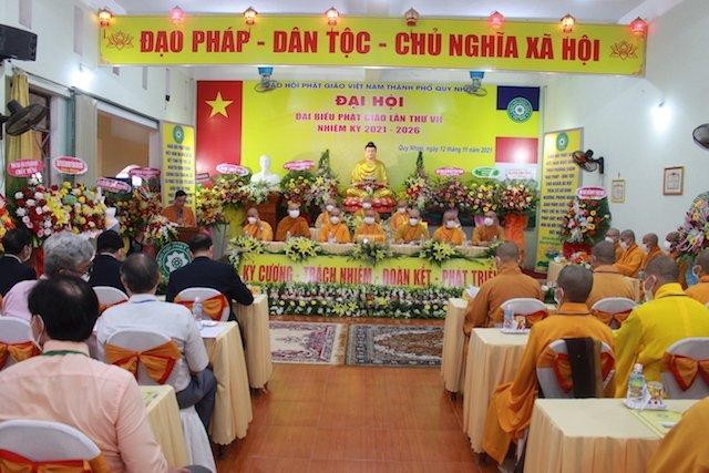 Quang cảnh đại hội đại biểu Phật giáo TP.Quy Nhơn Quang cảnh đại hội đại biểu Phật giáo TP.Quy Nhơn