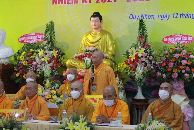 Hòa thượng Thích Trí Giác ban đạo từ