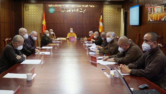 Chư tôn đức Ban Thường trực họp vào sáng 22-11 thảo luận nhiều Phật sự của Phật giáo TP.HCM