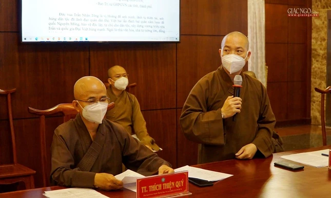 Thượng tọa Thích Quang Thạnh báo cáo hoạt động Phật sự Thượng tọa Thích Quang Thạnh báo cáo hoạt động Phật sự